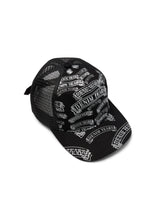 DT Stamp Pattern Trucker Hat Black