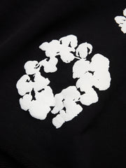 Cotton Wreath Sweatshorts Black