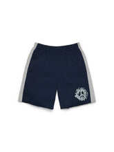 Denim U Paneled Sweatshort Navy