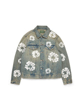 Cotton Wreath Denim Jacket Dirty Wash