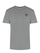 Love Moschino Small Logo Grey T-Shirt