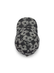 Jacquard Wreath Denim Cap Washed Black