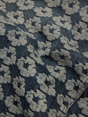 Jacquard Wreath Denim Jacket
