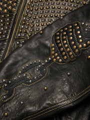 Libertas Studded Leather Jacket