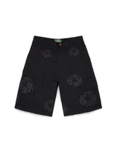 Mono Wreath Cargo Short Black