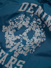 Peace Wreath Coaches Jacket Blue
