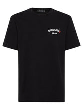 Dsquared2 Regular Fit Rubber Logo Black T-Shirt