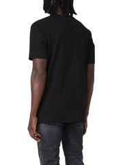 Dsquared2 Regular Fit Rubber Logo Black T-Shirt
