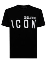 Dsquared2 Icon Print Logo Black T-Shirt