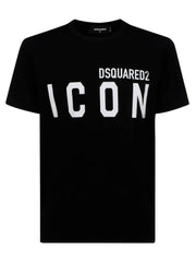 Dsquared2 Icon Print Logo Black T-Shirt