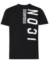 Dsquared2 Vertical Logo Black T-Shirt