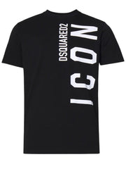 Dsquared2 Vertical Logo Black T-Shirt