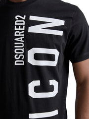 Dsquared2 Vertical Logo Black T-Shirt