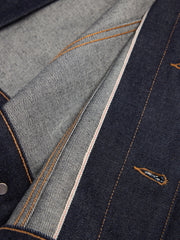 Cotton Wreath Denim Jacket Selvedge