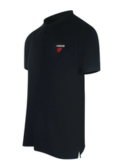 Love Moschino Heart Logo Black Polo Shirt