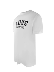 Love Moschino Bold Logo White T-Shirt