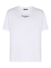 Balmain Paris Small Embroidered Logo T-Shirt in White