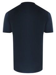 Love Moschino Block Logo T-Shirt in Navy