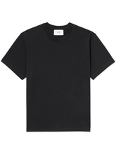 Ami Paris 'Ami De Coeur' Logo-Embossed T-Shirt in Black