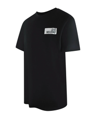 Love Moschino Block Logo T-Shirt in Black
