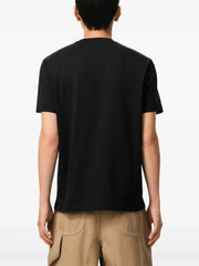 Ami Paris Ami de Couer White Logo T-Shirt in Black