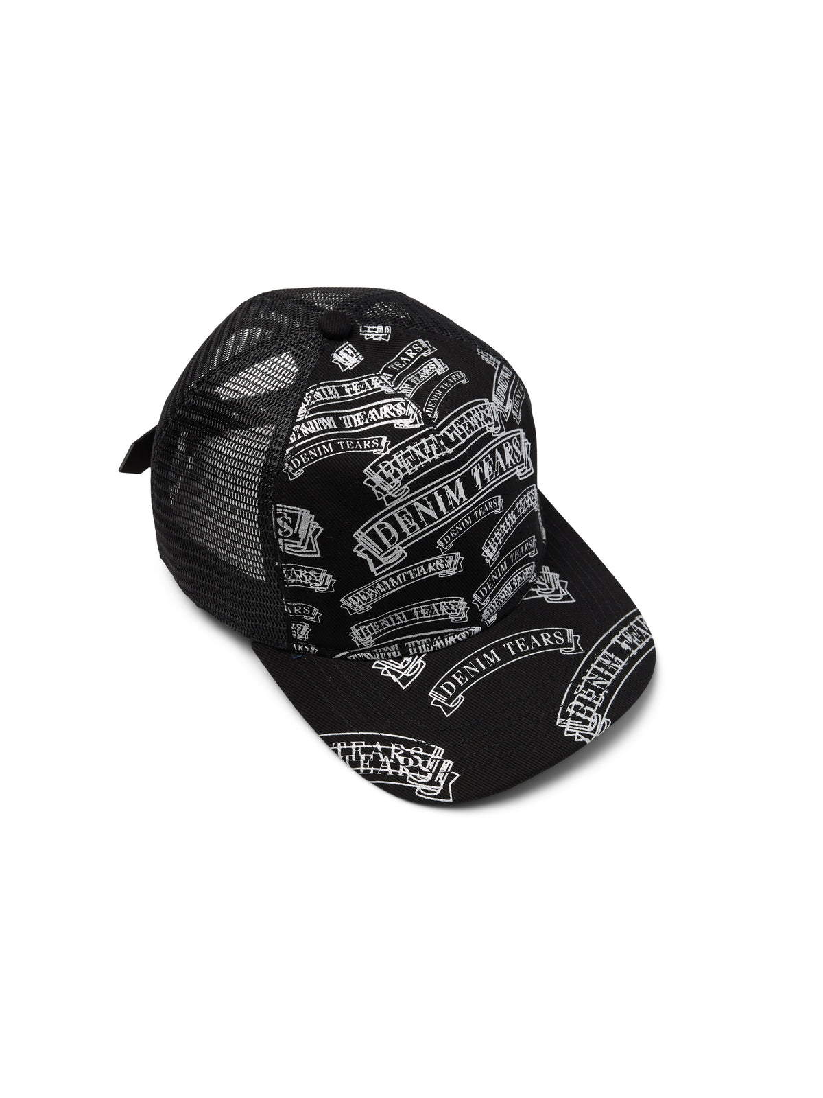 DT Stamp Pattern Trucker Hat Black