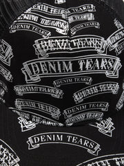 DT Stamp Pattern Trucker Hat Black