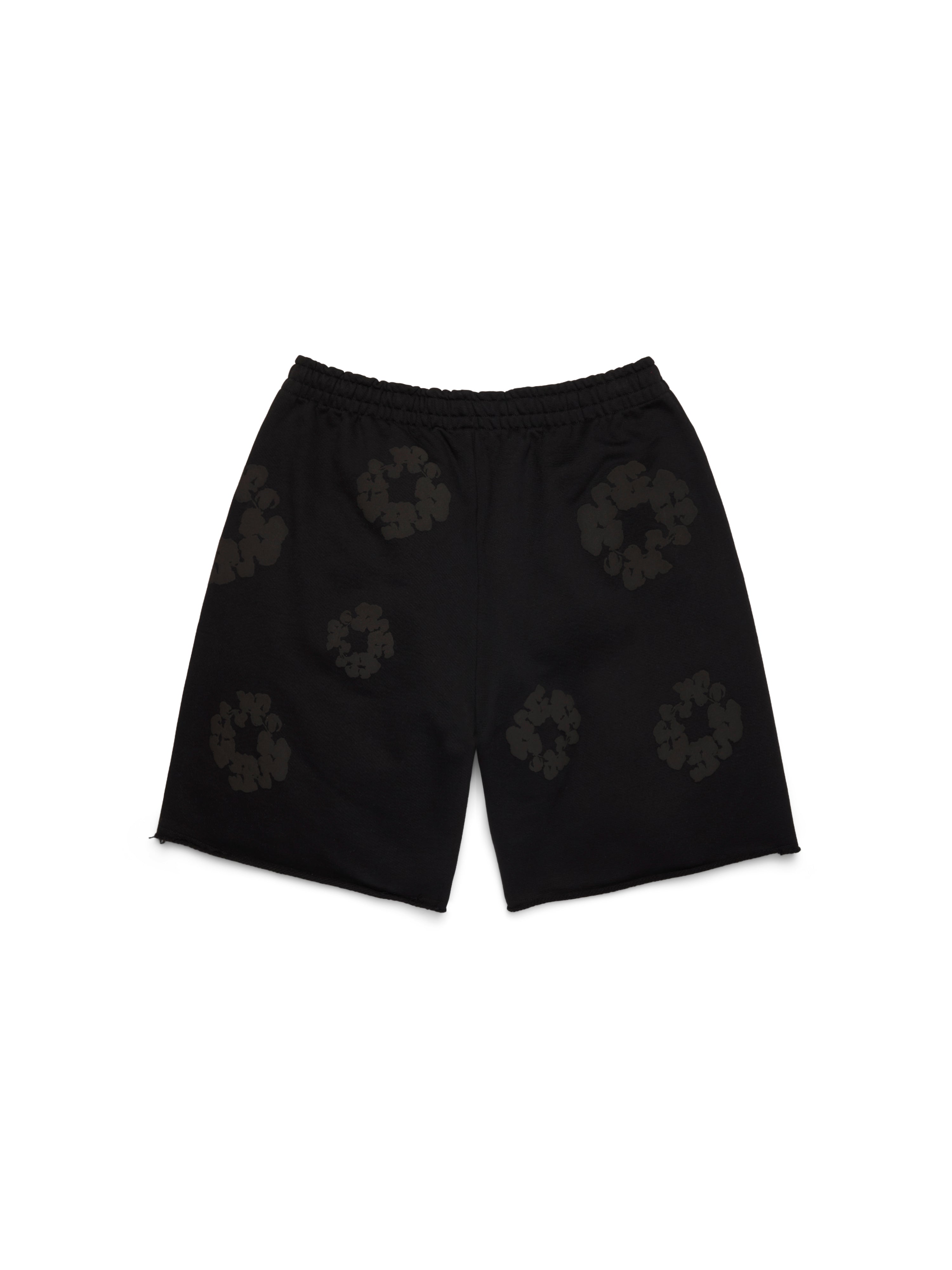 Mono Cotton Wreath Sweatshorts Black