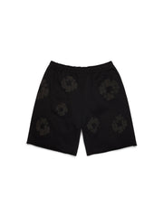 Mono Cotton Wreath Sweatshorts Black