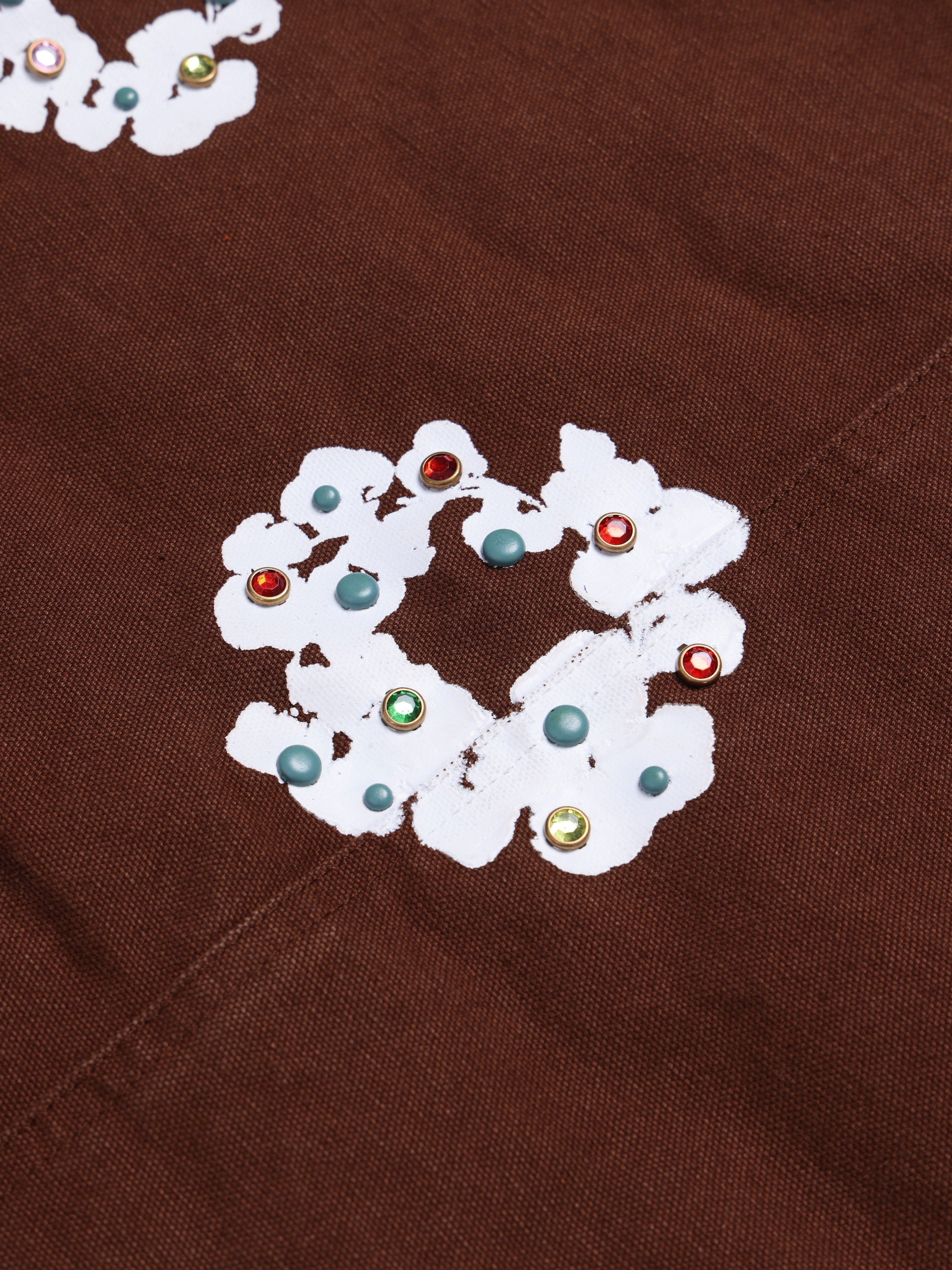 Cotton Wreath Canvas Work Jacket Brown