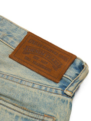 Straight Cotton Wreath Denim Pant Dirty Wash