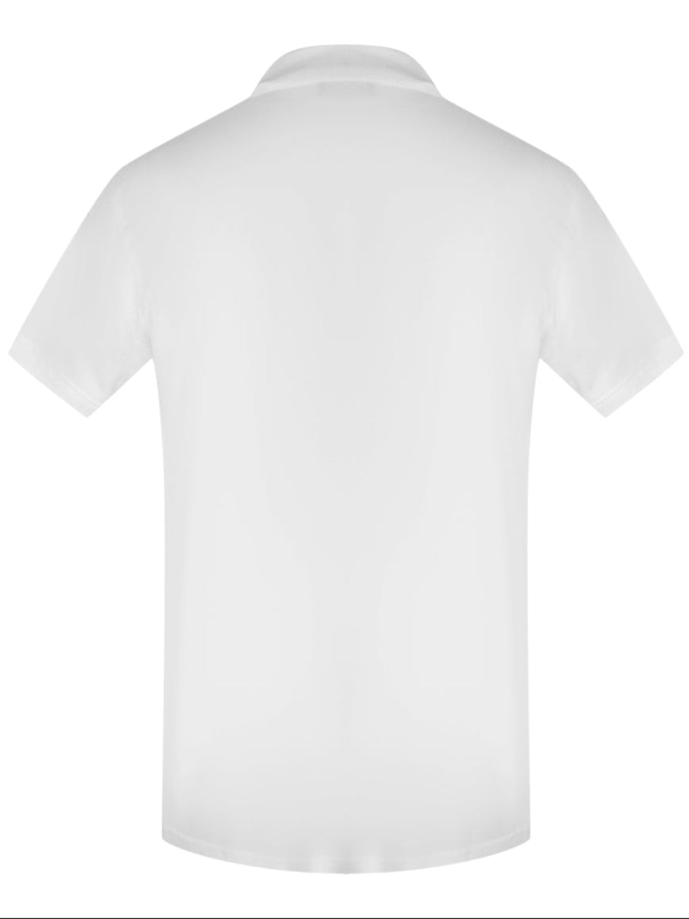 Love Moschino Small Heart Logo White Polo Shirt