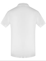 Love Moschino Small Heart Logo White Polo Shirt