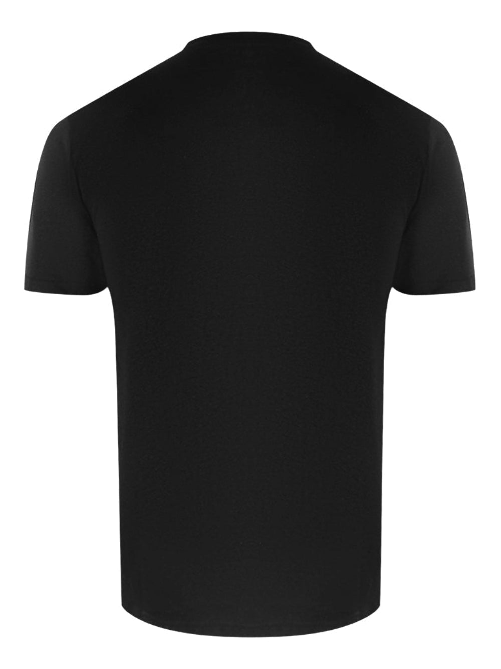 Love Moschino Blue Logo Print Black T-Shirt