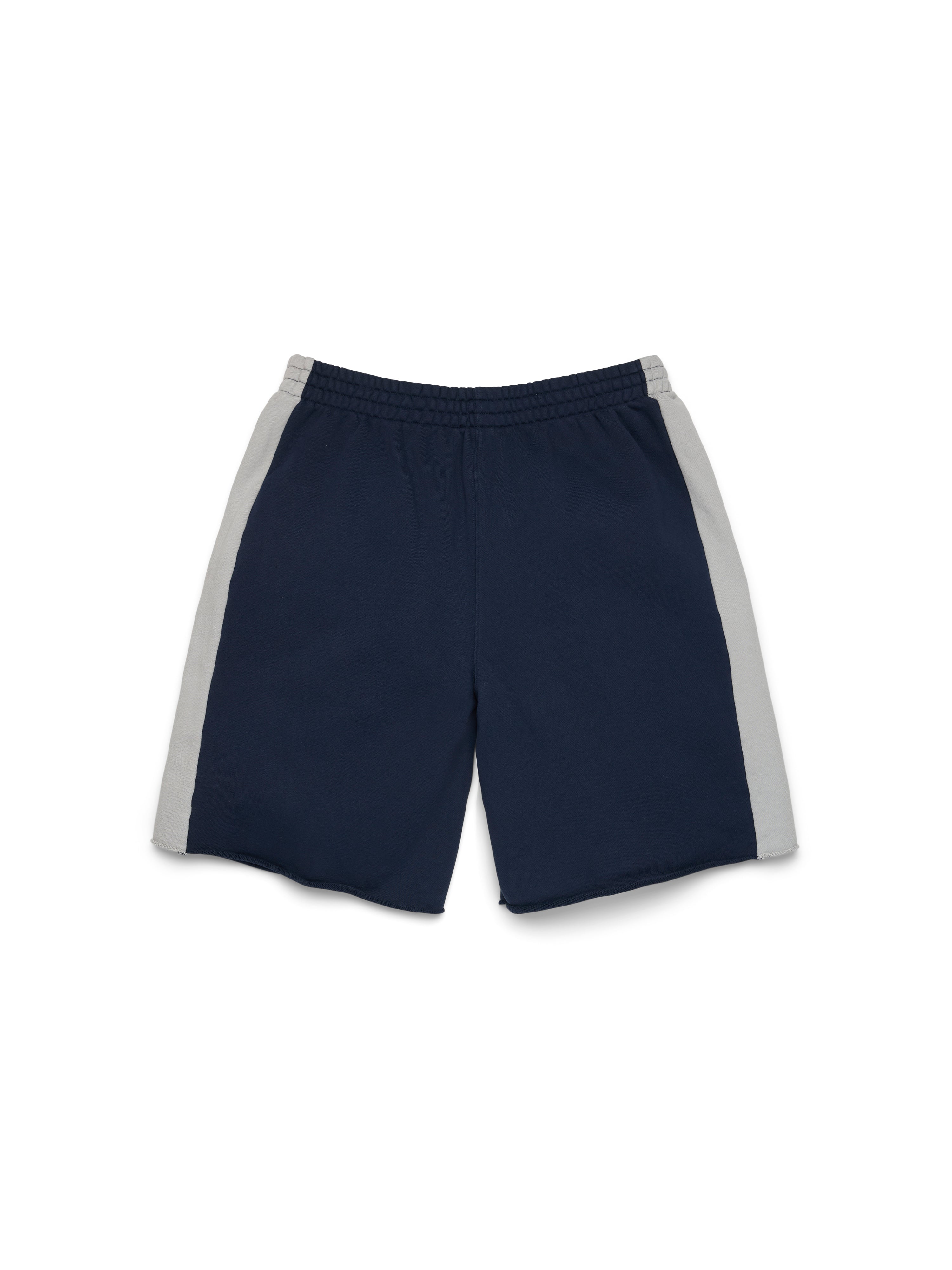 Denim U Paneled Sweatshort Navy