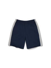 Denim U Paneled Sweatshort Navy
