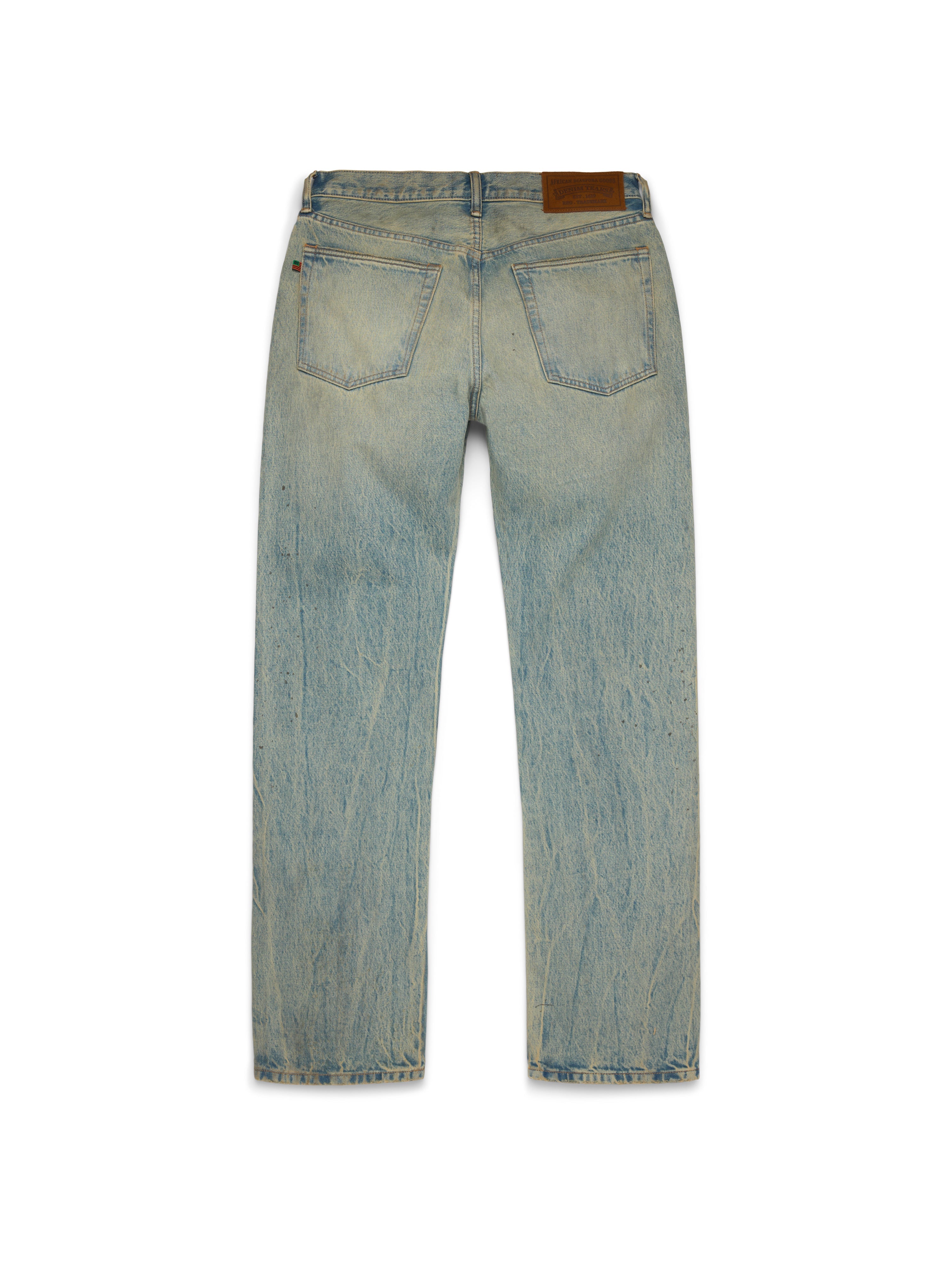 Straight Denim Pant Dirty Wash