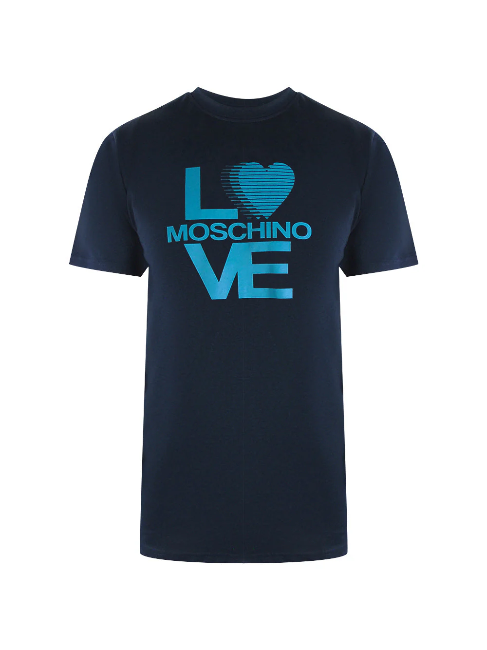 Love Moschino Logo T-Shirt in Navy