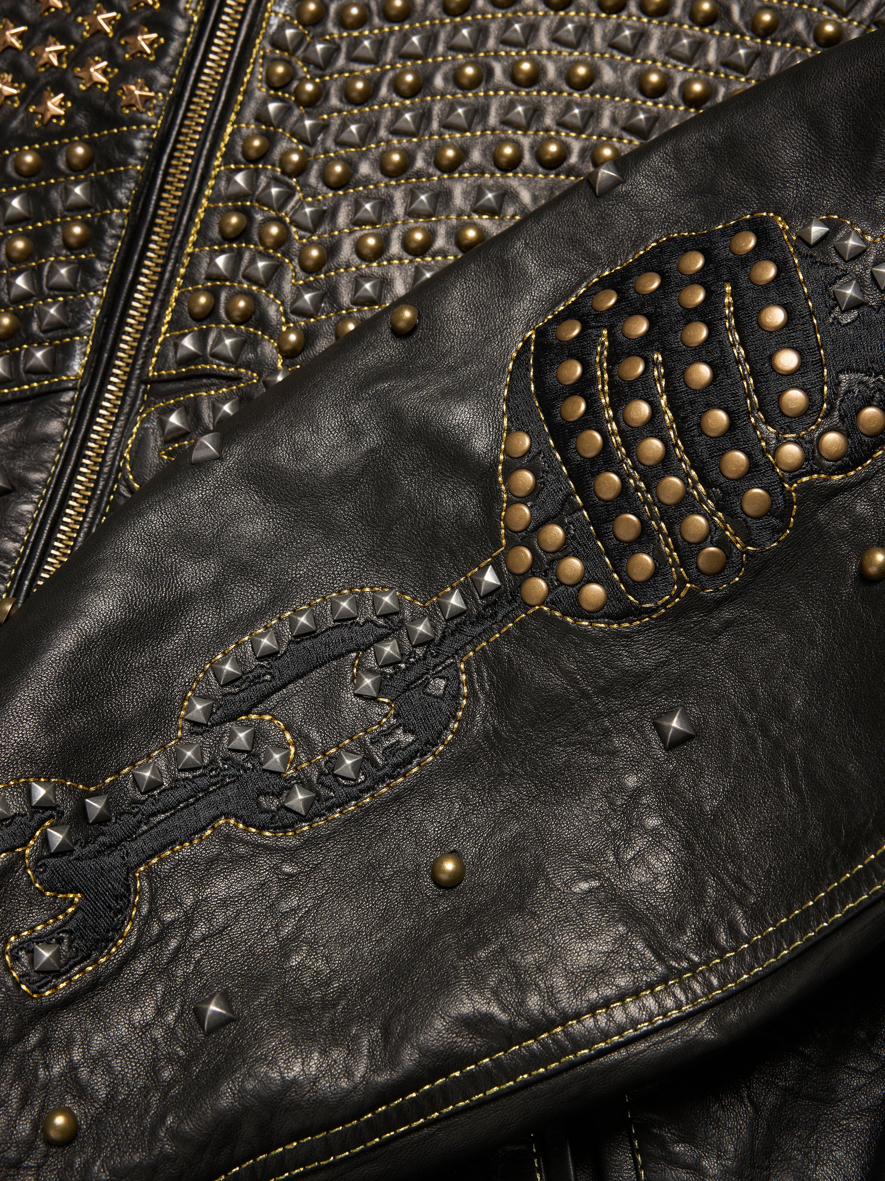 Libertas Studded Leather Jacket