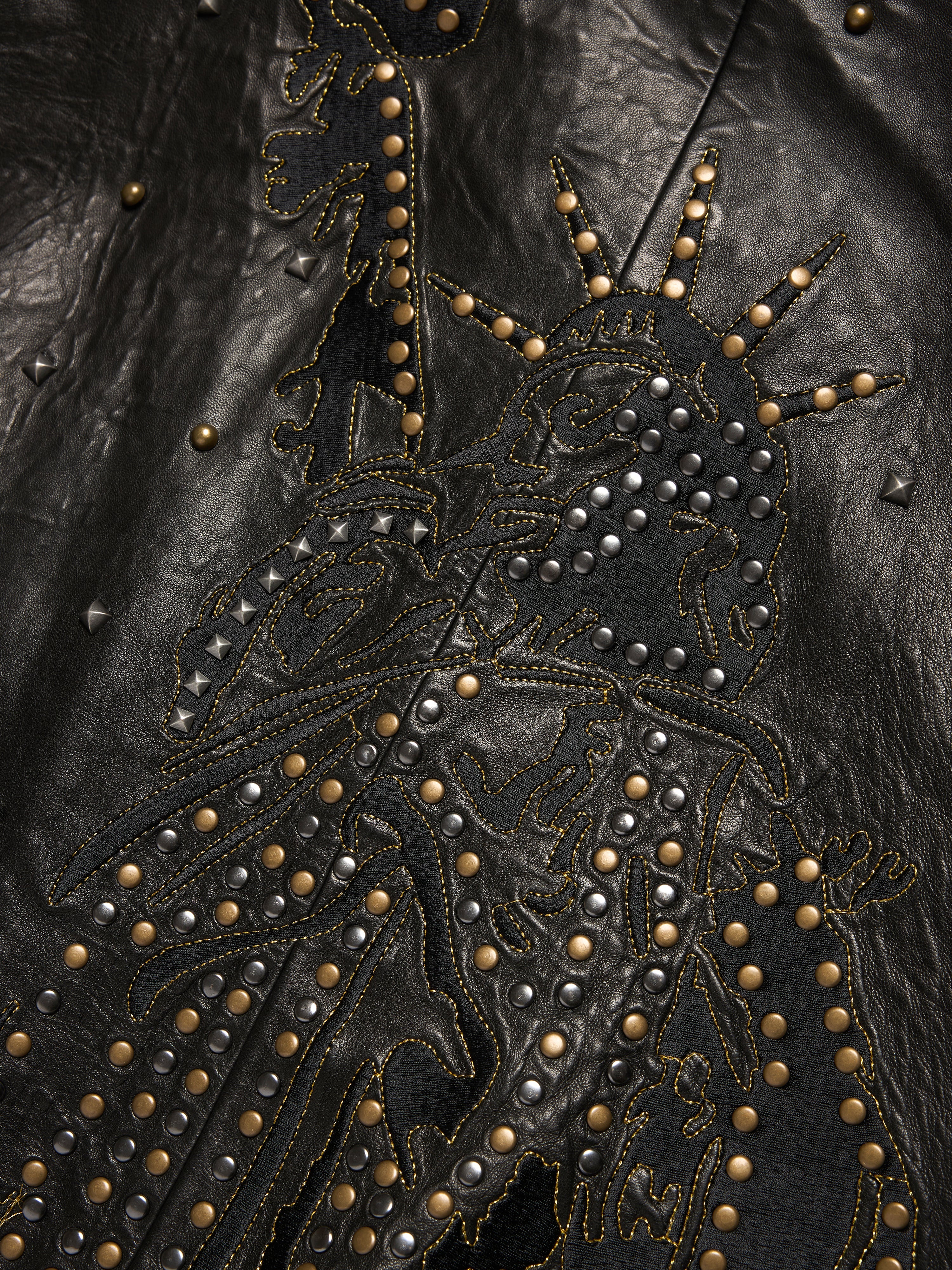 Libertas Studded Leather Jacket