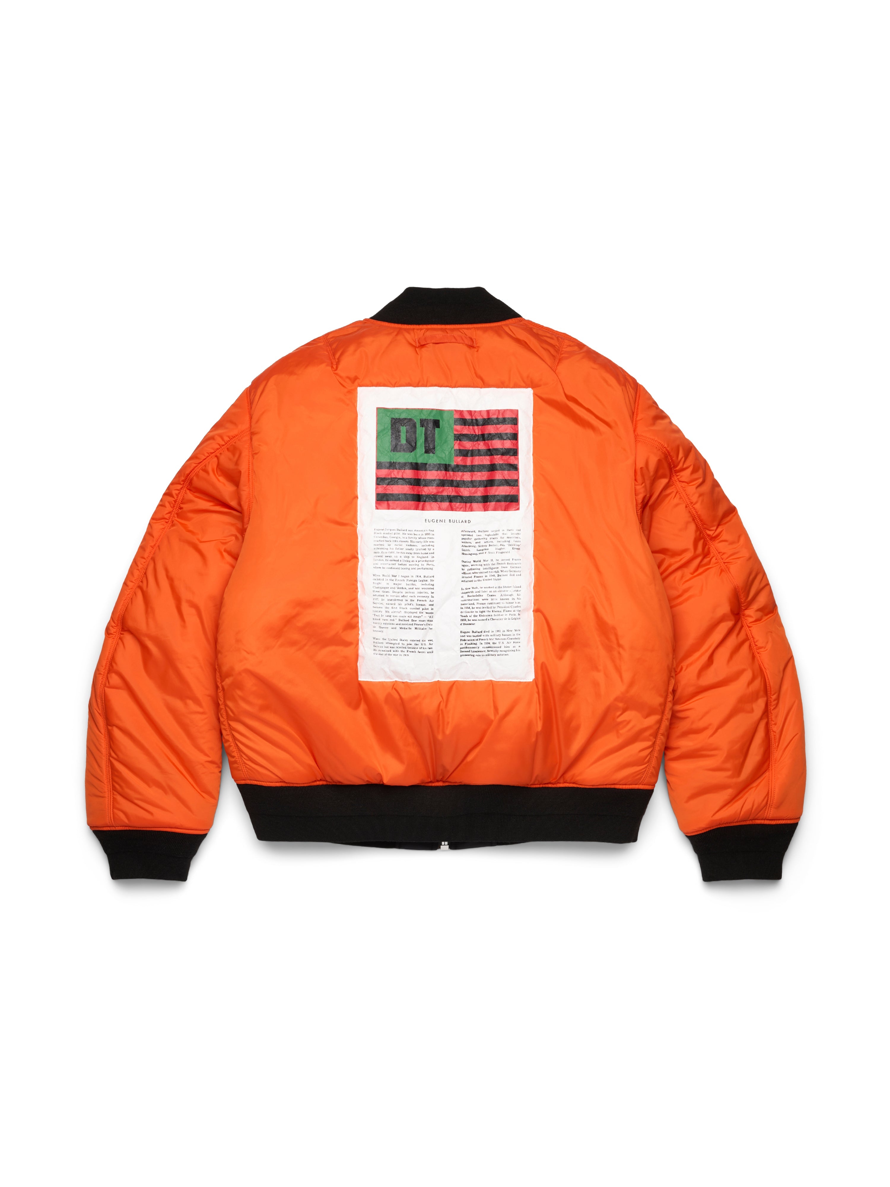 Cotton Wreath MA-1 Bomber Jacket Black