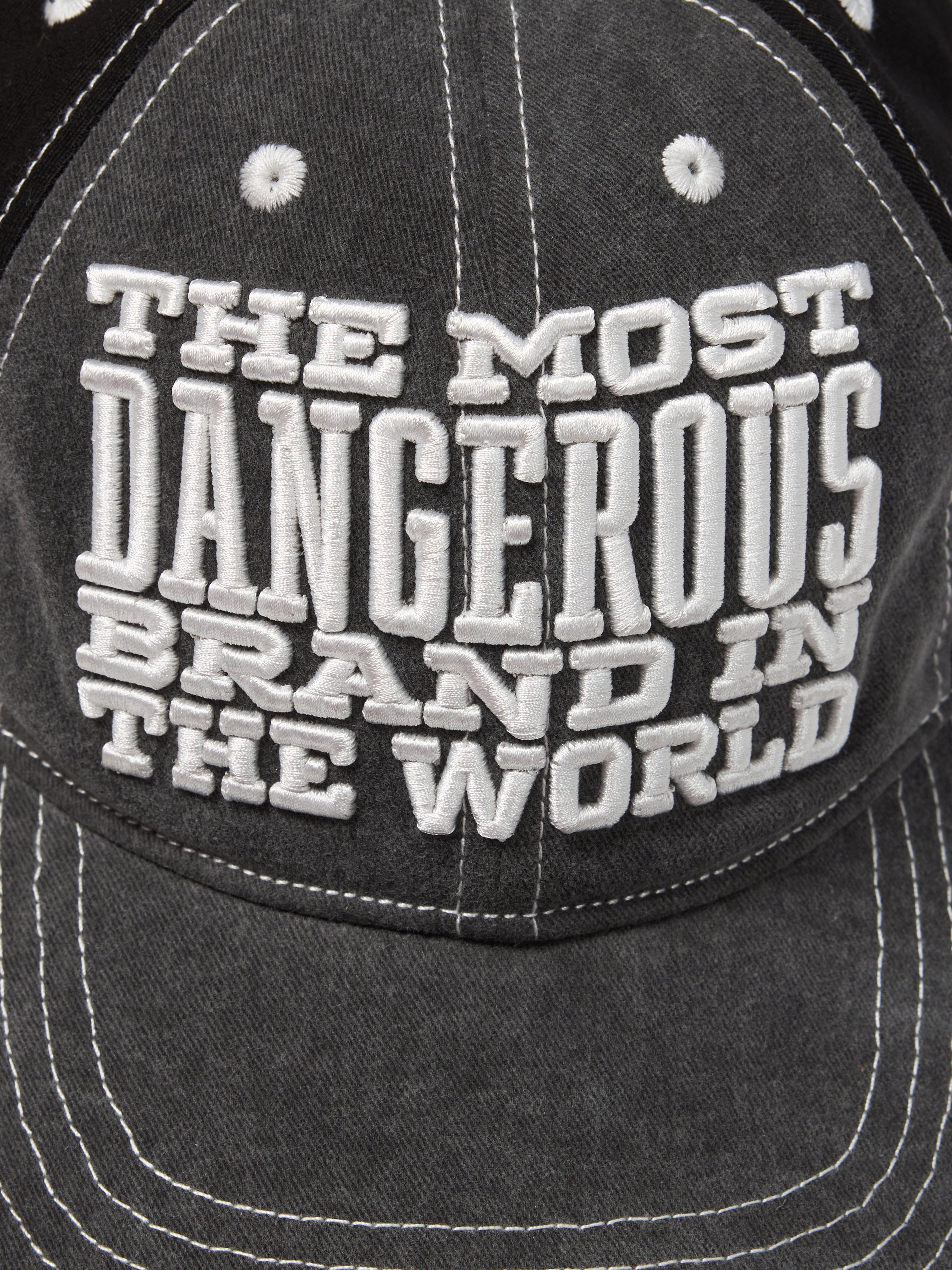Most Dangerous Brand Cap Black