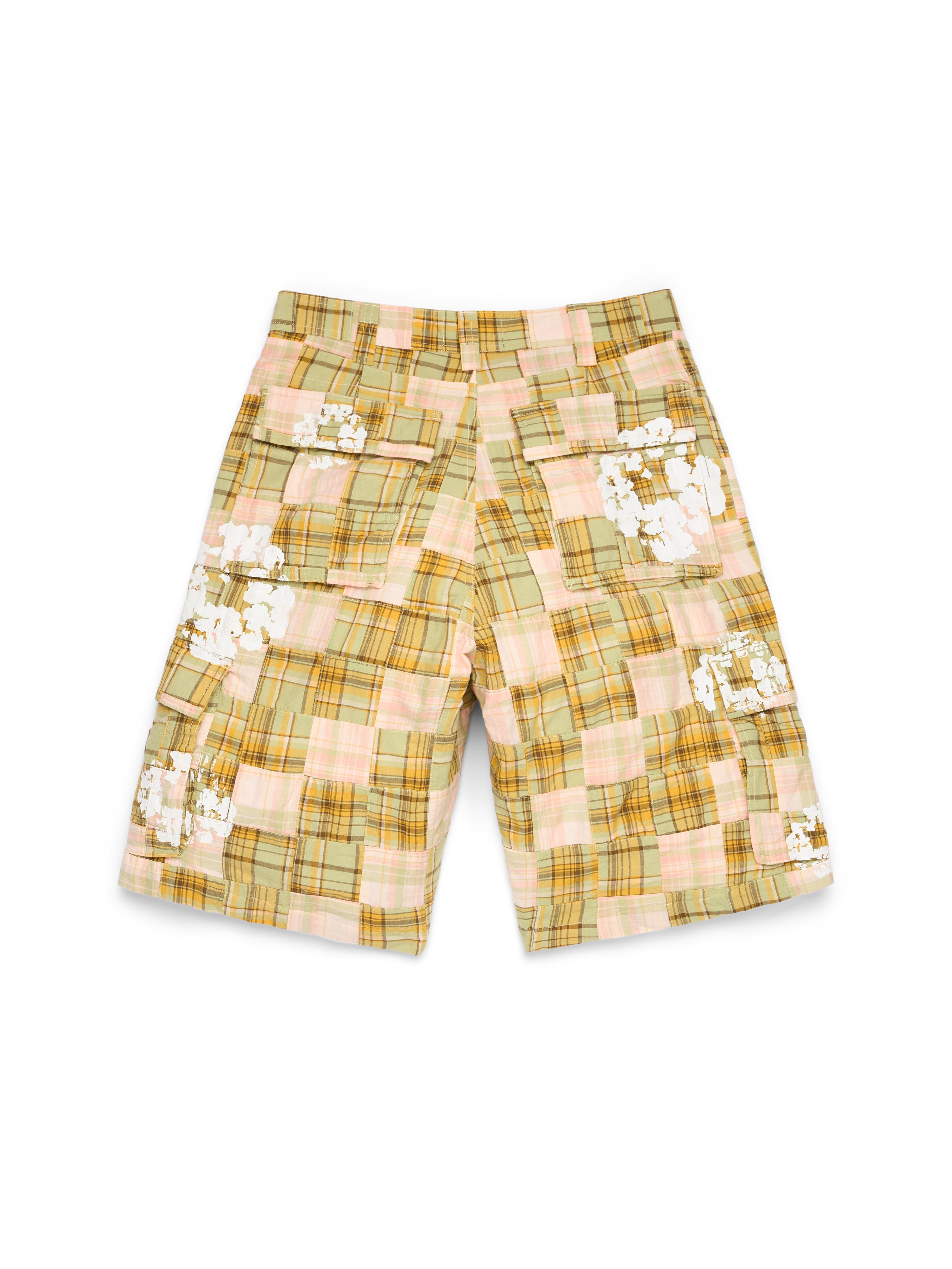 Cotton Wreath Cargo Short Madras