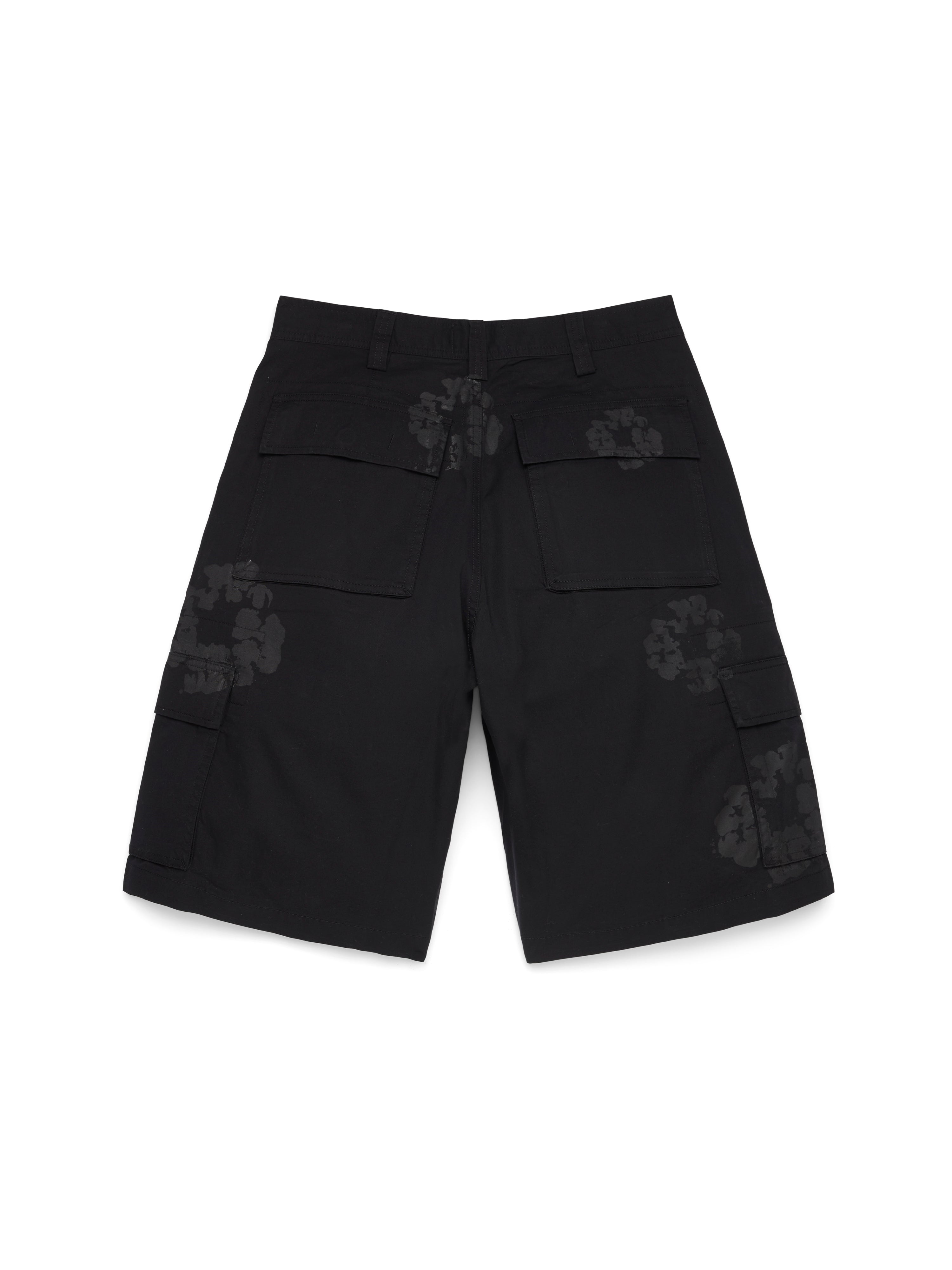 Mono Wreath Cargo Short Black