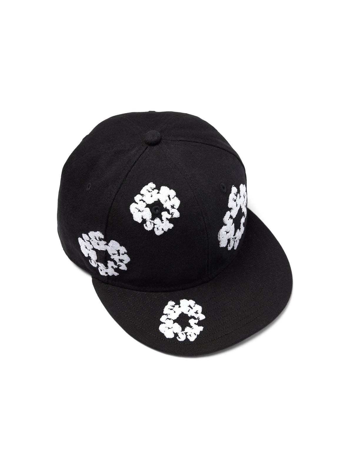 Cotton Wreath New Era 59FIFTY Canvas Fitted Cap Black
