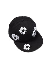 Cotton Wreath New Era 59FIFTY Canvas Fitted Cap Black