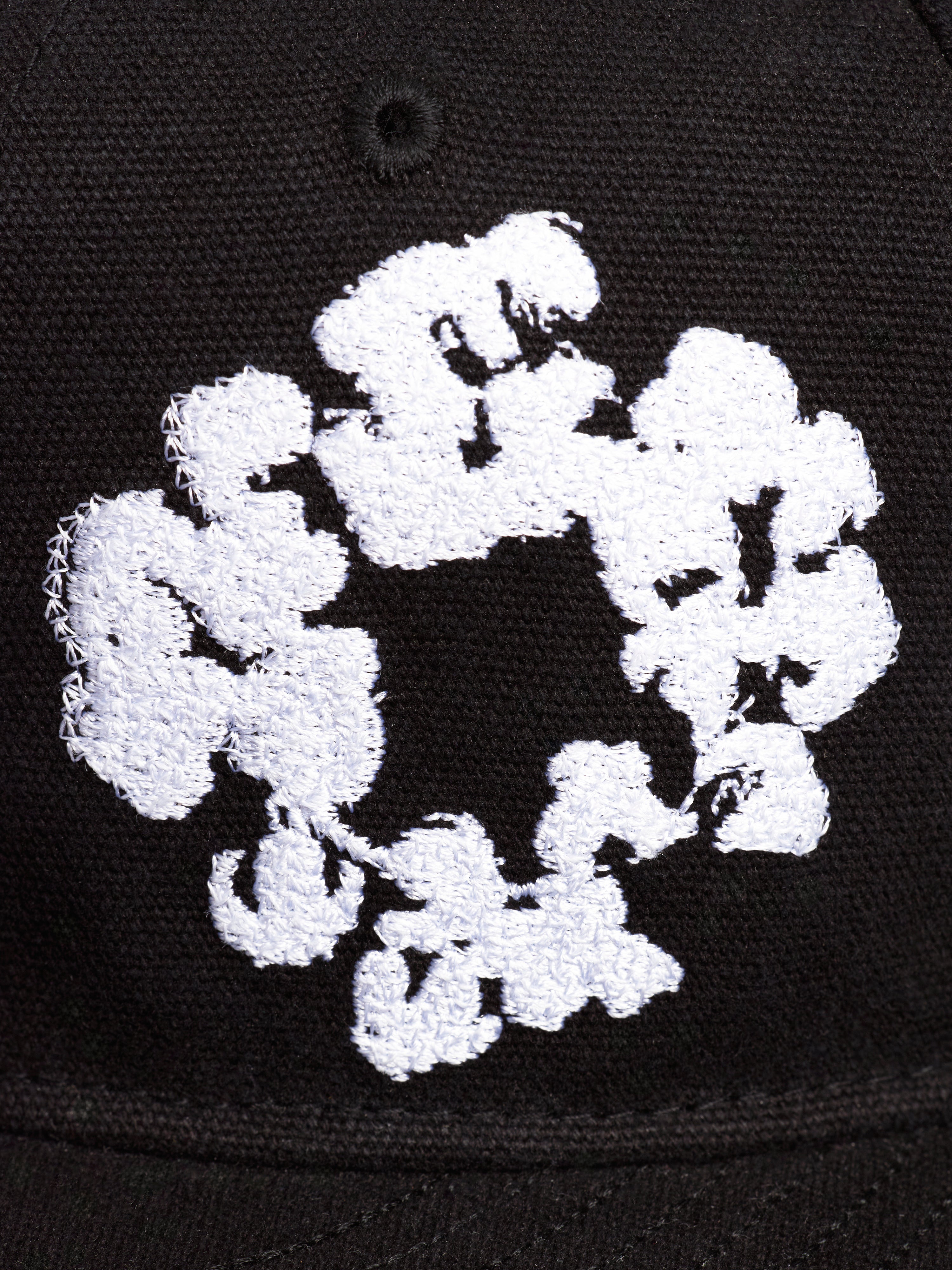 Cotton Wreath New Era 59FIFTY Canvas Fitted Cap Black