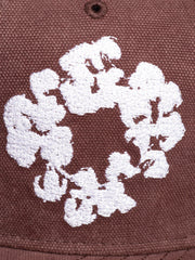 Cotton Wreath New Era 59FIFTY Canvas Fitted Cap Brown