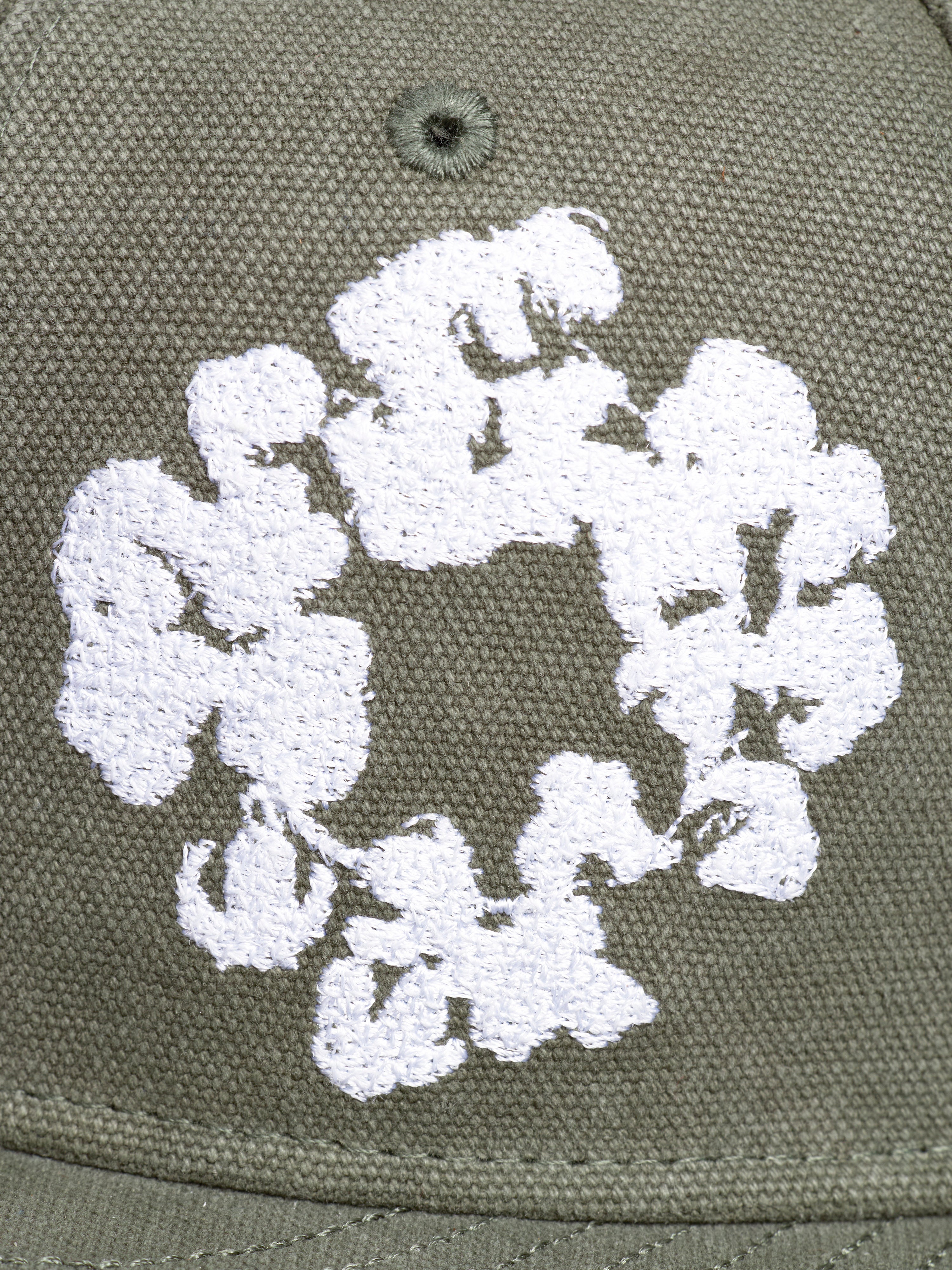 Cotton Wreath New Era 59FIFTY Canvas Fitted Cap Olive
