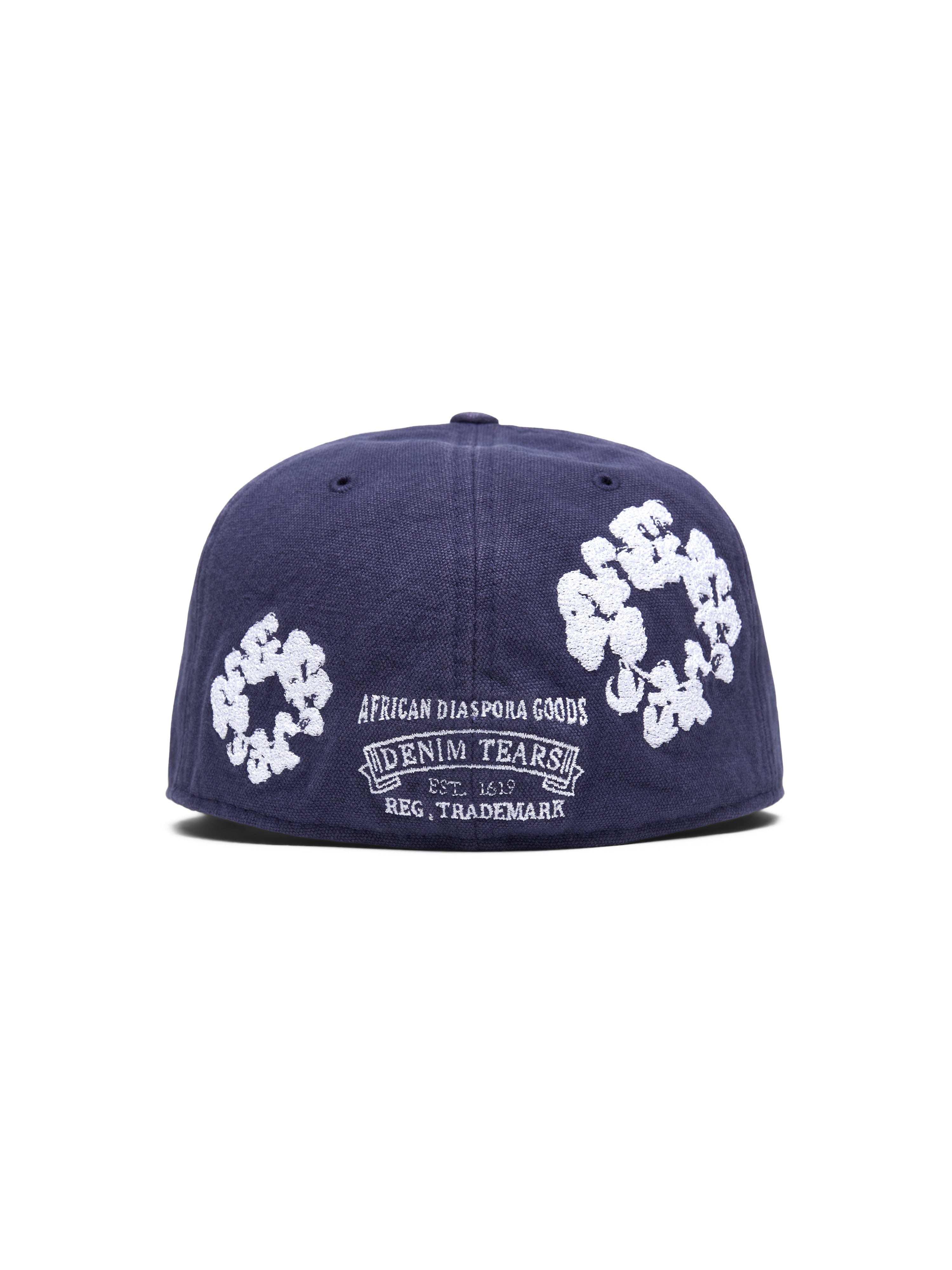 Cotton Wreath New Era 59FIFTY Canvas Fitted Cap Indigo
